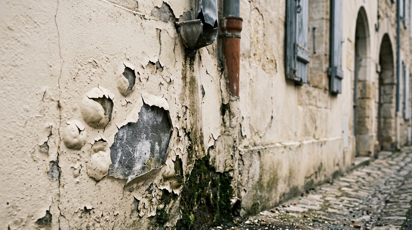 Comment réparer une peinture de façade qui cloque