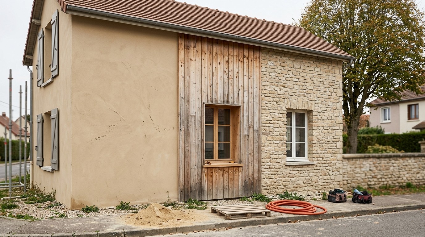 Enduit ou bardage pour une isolation par l'extérieur ?